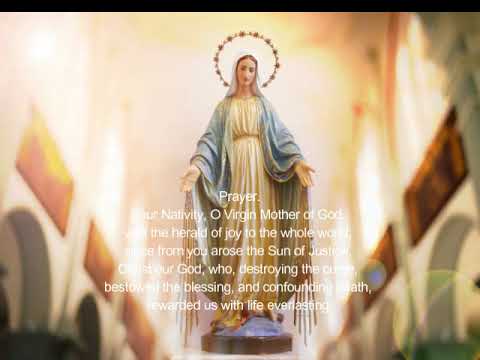 Nativity of the Blessed Virgin Mary |  DAY ONE | Novena Prayer