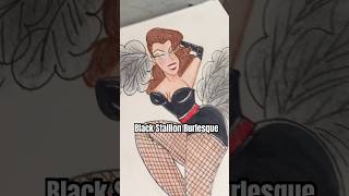 Burlesque Glam✨#pinup #burlesque #glamourgirl #yearofhorse #pinupart #art #pinupstyle