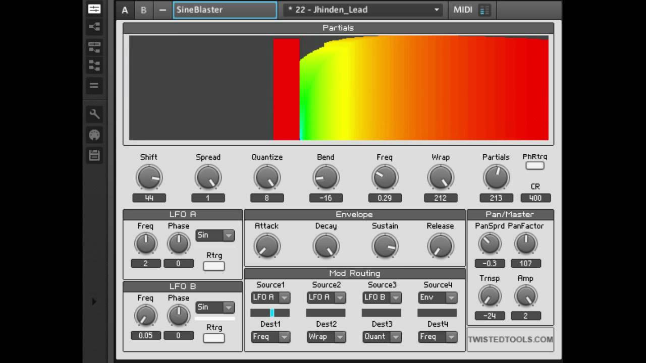 SINEBLASTER Free Reaktor Instrument