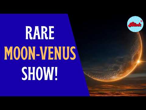 Rare Moon-Venus Conjunction Lights Up Kanpur Evening Sky