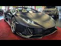 2023 Lamborghini Huracan EVO Spyder - Satin Matt Fight Jet! Interior, Exterior, Sound, Features