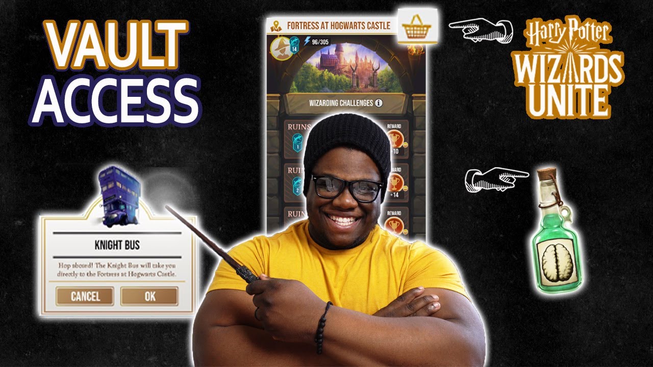 (GUIDE) Access VAULT in KNIGHT BUS || Harry Potter Wizards Unite