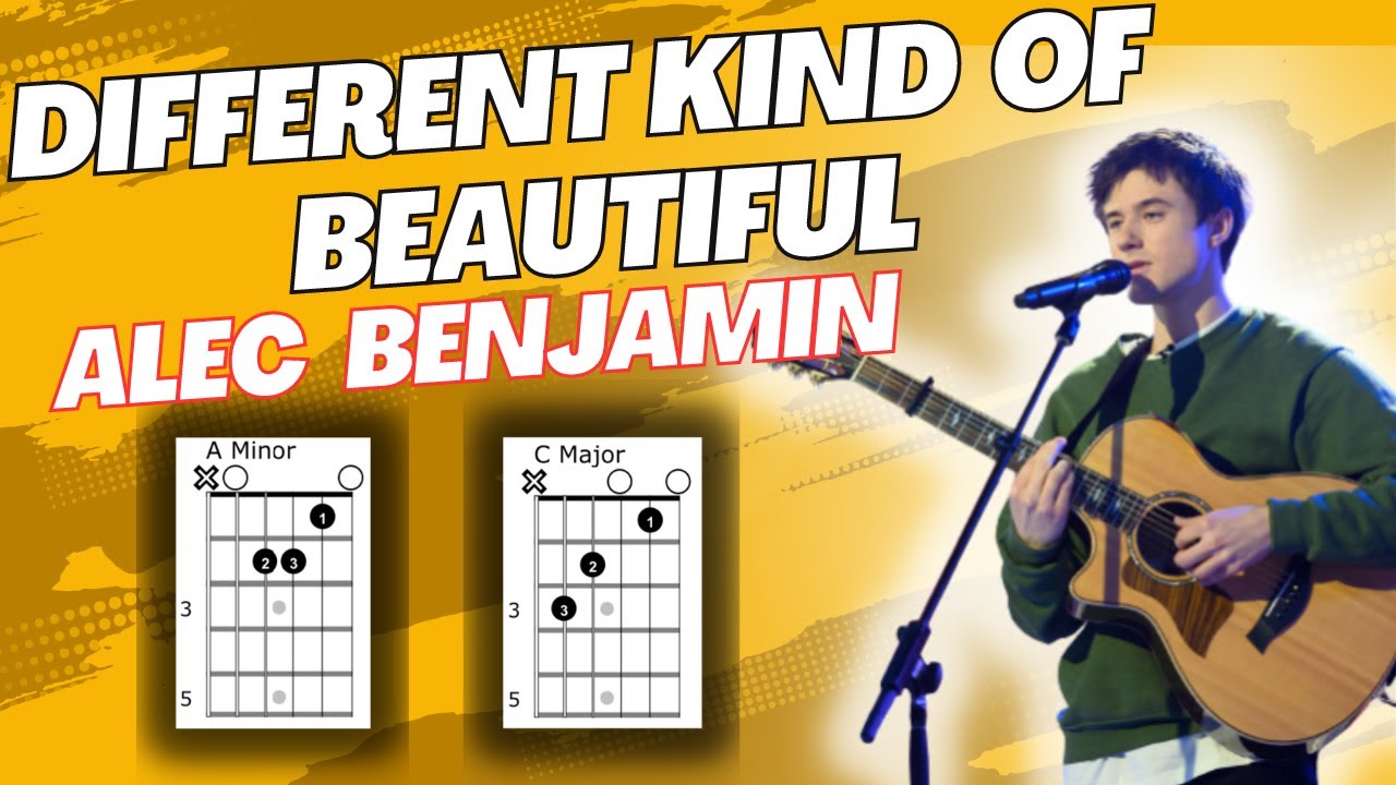 Different Kind Of Beautiful Alec Benjamin Guitar Tutorial Chords YouTube