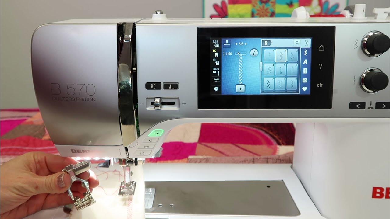 BERNINA 570 15 What is the Difference Between Foot "C" and "D" YouTube