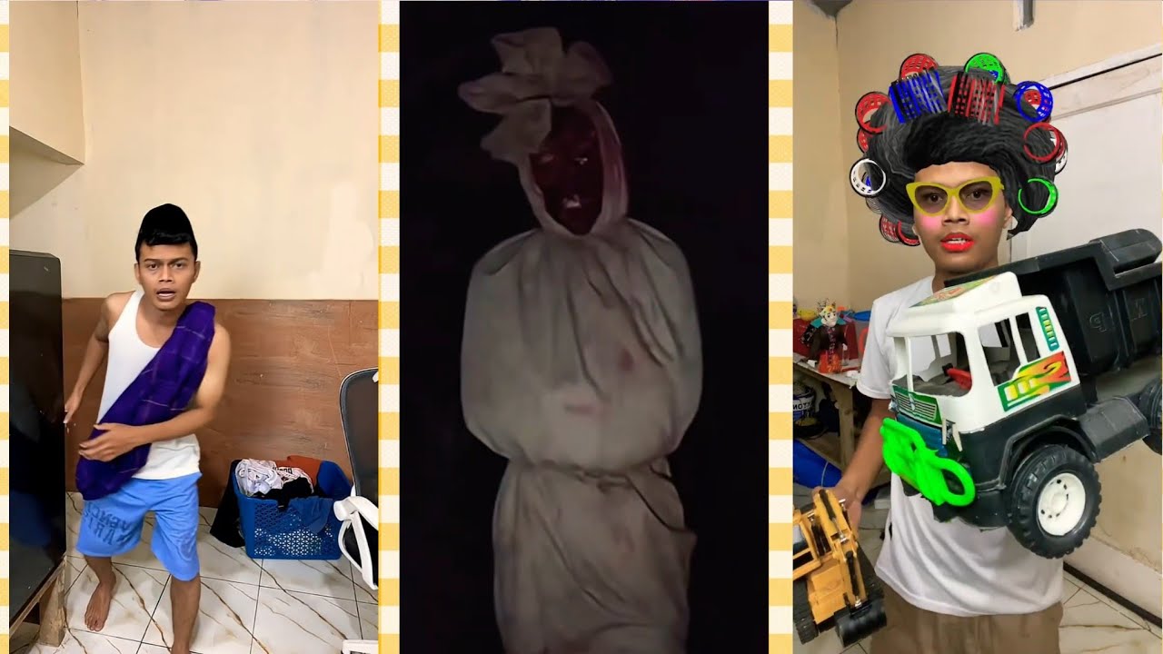 KUMPULAN VIDEO SHORTS RIZKI KASAKI HANTU POCONG, EXCAVATOR DAN TRUK