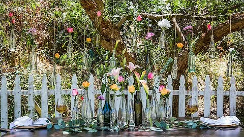 Maria Provenzano's DIY Hanging Flower Vases - Hall...