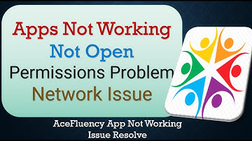 How To Fix AceFluency App not working | Not Open | Space Issue | Network & Permissions Issue