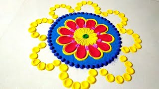 easy rangoli | easy rangoli designs | daily rangoli designs easy  rangoli designs #rangoli screenshot 4