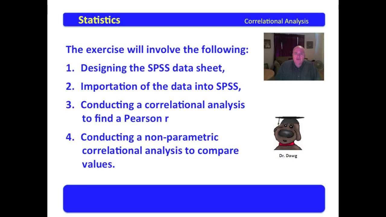 6 Correlational Analysis - Using SPSS - YouTube