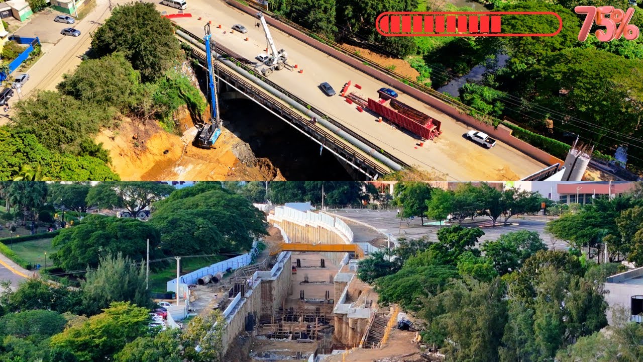 El Monorriel 🚈 de Santiago de los Caballeros ya va por el 75%, Así avanza esta mega obra