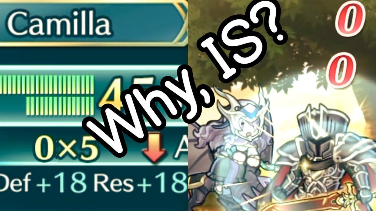 Funny x5 Young Camilla vs. Legendary Black Knight Showcase | Fire Emblem Heroes 