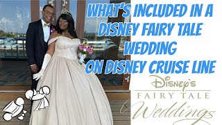 What’s included in a Disney Fairy Tale wedding on a Disney Cruise ship