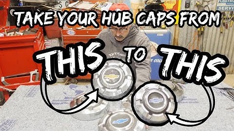 How to Revive Your Old Chevy C10 Hub Caps for Next to Nothing