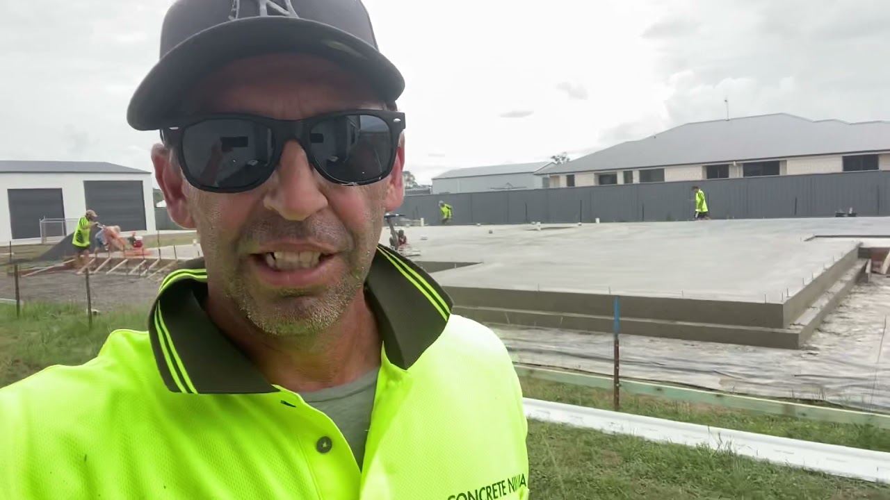 Can You one Man screed￼ A whole house slab ￼