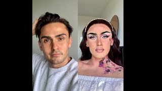 TATTOOED PIXIE VIBES!!! DRAG MAKE UP TUTORIAL!!!! (LIKE AND SUBSCRIBE XXX)
