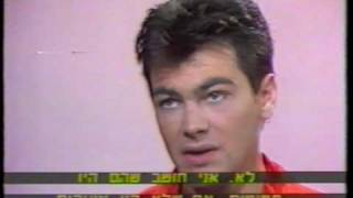 Jon Moss interview - Culture Club / Boy George drummer (1985, Israeli TV)