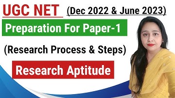 UGC NET 2023 : Paper 1 Preparation | Research Aptitude शिक्षण अभिरूचि । Research Methodology Ugc Net