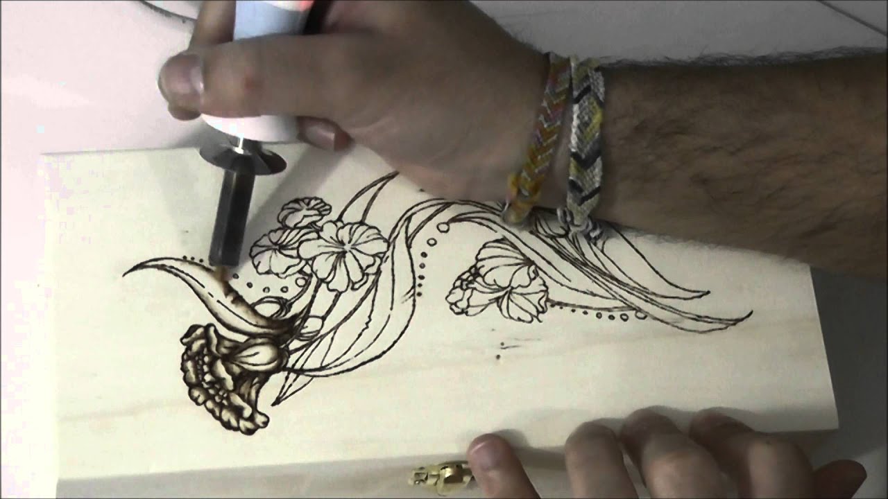 Basics and Tools of Pyrography (How to add color for your wood piece) Part  4 