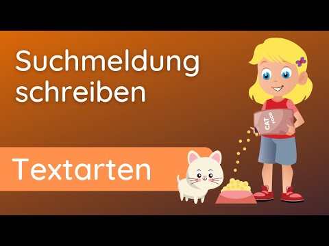 Video: Wie Schreibe Ich Eine Vermissten-Katzen-Ankündigung