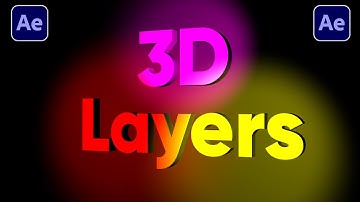 How to create 3D layers - after effects tutorial