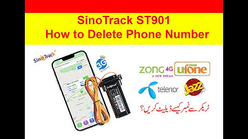 Removing Phone Number from SinoTrack ST901 Tracker Settings - ST-901 Setup/Setting #sinotrack