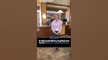 A Wisconsin library is going viral for its hilarious marketing video