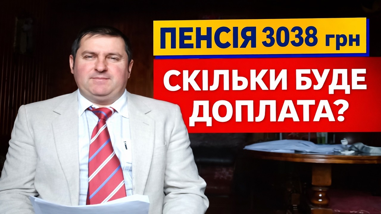 ПЕНСИЯ 3038 грн в 2026 📊 СКОЛЬКО БУДЕТ ПОСЛЕ ИНДЕКСАЦИИ? Считаем точно