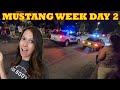 MUSTANG WEEK 2020 DAY 2! BURNOUTS, COPS, REVVING, PULLOUTS! Myrtle Beach Madness