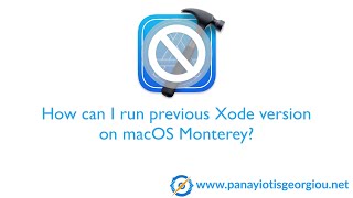 How can I run previous Xcode version on macOS Monterey?