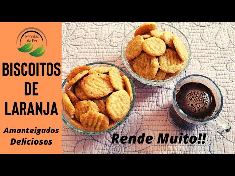 Vídeo: Como Fazer Biscoitos Amanteigados Com Recheio De Laranja