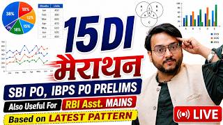 📈 Data Interpretation Marathon for IBPS PO, SBI PO 2026 ✅ All DI Tricks & Shortcuts 📌 Harshal Sir