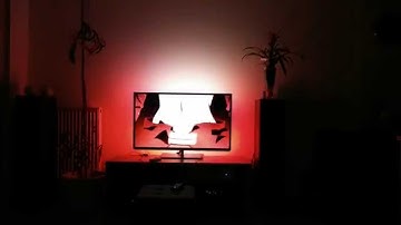Ambilight anime fight scene n°9 (arduino boblight ws2812b)
