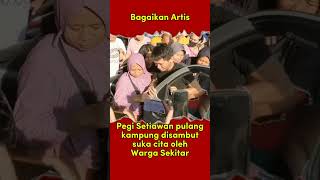 Bagaikan Artis Kepulangan Pegi Setiawan Disambut Geriuh Warga Sekitar pegisetiawan shorts