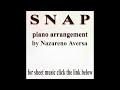 SNAP (Rosa Linn) Piano Arrangement by Nazareno Aversa