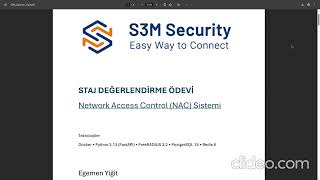 S3M Security Network Access Control Proje