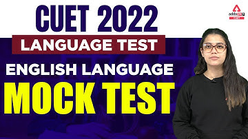 CUET Mock Test | English Language Mock Test | CUET 2022 Language Test | By Janhvi Mehra