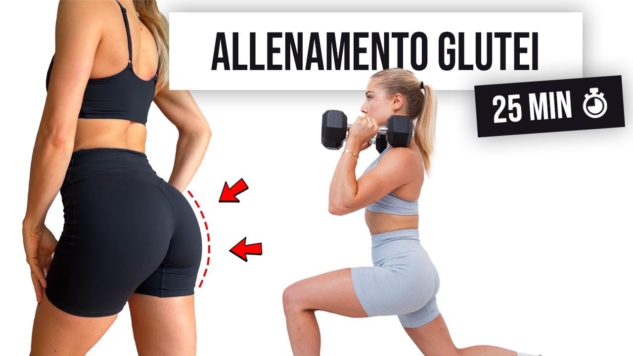 Gambe Toniche e Glutei Sodi! Allenamento Completo Con Esercizi Per Gambe E Glutei con pesetti