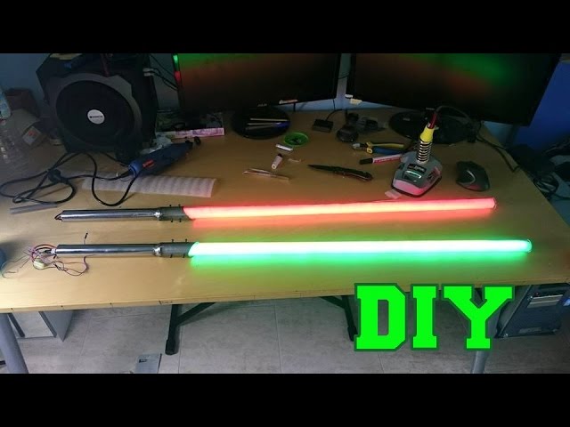 Construir Sable laser de Star Wars de LED - DIY 