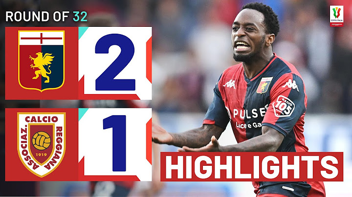 GENOA-REGGIANA 2-1 AET | HIGHLIGHTS | Drama in extra time! | Coppa Italia Frecciarossa 2023/24