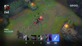 Zed W + E + Q + AA