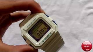 White G-Shock GLX-5500-7DR Review - G-Lide White/Purple Surfing Watch -  YouTube