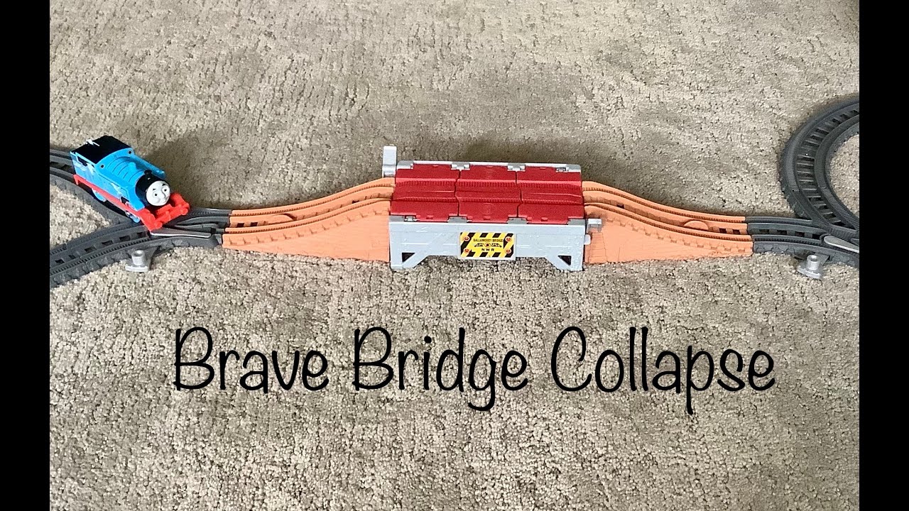 Thomas and Friends Brave Bridge Collapse Track Build