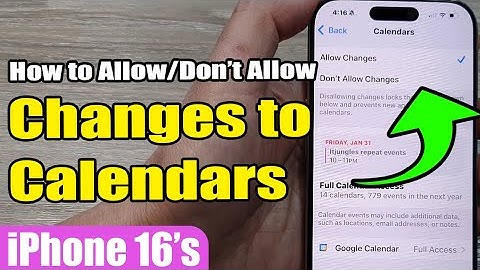 📅 How to Allow/Don