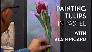 Painting Tulips in Pastel