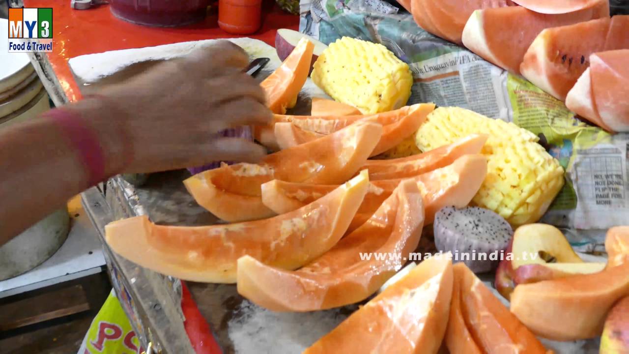 SUMMER HEALTHY STREET FOOD |  PAPAYA street food