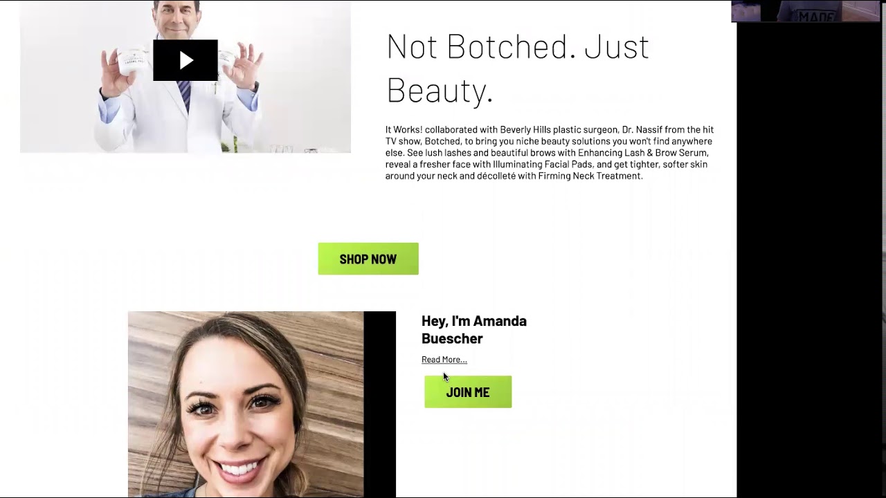 How to create a replicated Website link to share on FB and IG - YouTube
