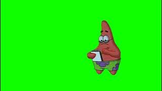 SpongeBob Green Screen: Patrick Writing On Notepad