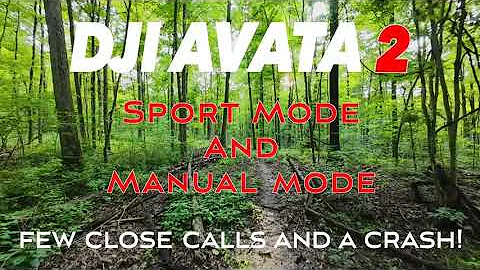 Avata 2 in Sport Mode and Manual Mode. First Crash!