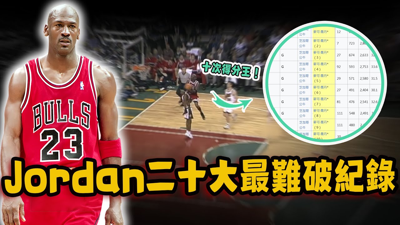 Michael Jordan二十大最難打破紀錄！史上唯一建立兩次王朝，15年竟十次拿到得分王！