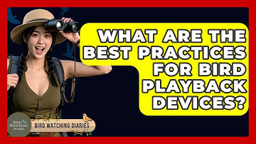 What Are The Best Practices For Bird Playback Devices? - Bird Watching Diaries